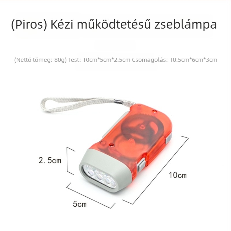 Kültéri kézi tekerős zseblámpa, elsősegélycsomag-kiegészítők és vészhelyzeti felszerelés