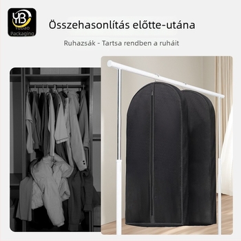 Oxford anyagból készült ruhatartó kölcsön kosztümök számára — porvédett, vízálló és antimikrobiális, többfunkciós, vastagított kivitel