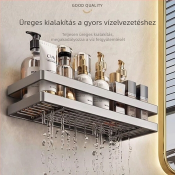 Konyhai fűszerszervező – falra szerelhető, multifunkcionális tároló fűszerekhez (fúrás nélkül)