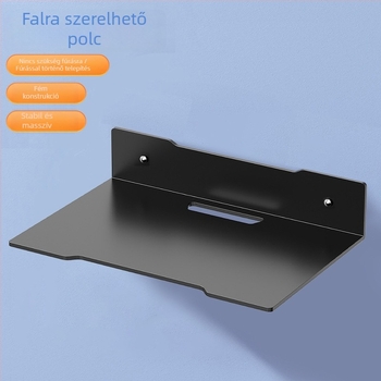 Fali routertároló polc, fúrás nélkül, kamerák és nappali megfigyeléséhez