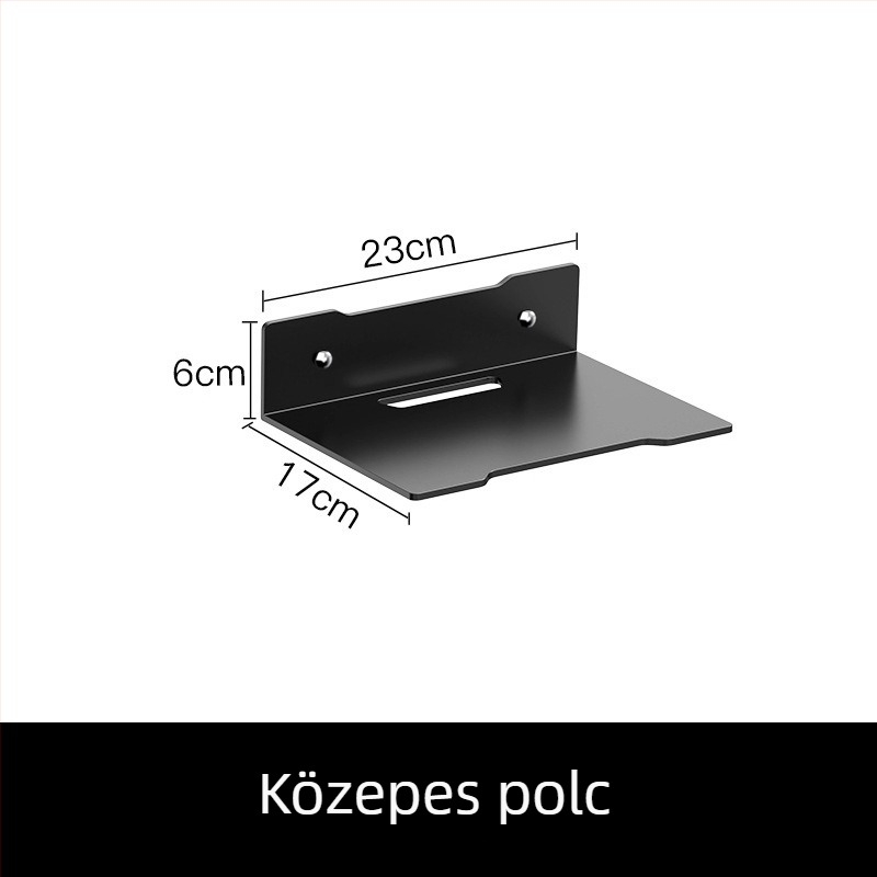 Fali routertároló polc, fúrás nélkül, kamerák és nappali megfigyeléséhez