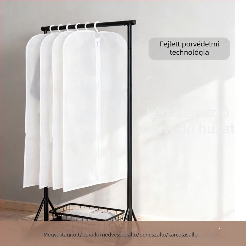Porvédő ruhahuzat és gardrób tárolótáska — nedvesség- és porálló, minimalist gardrób szervező