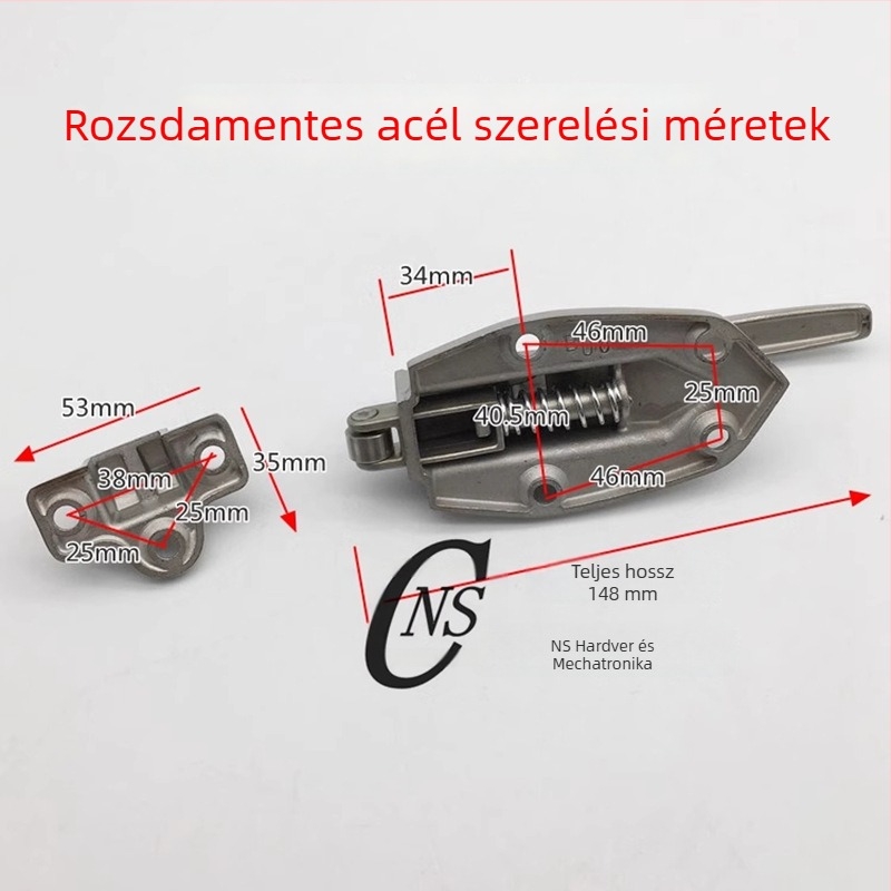 Rozsdamentes acél sík ajtókilincs sütőkhöz, fagyasztókhoz és gőzölős szekrényekhez