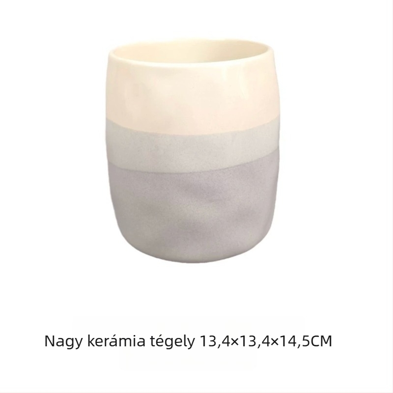 Porcelán konyhai eszközök tárolója, kerámiából készült kör alakú tárolóedény, mikrohullámú sütő kompatibilis, 1–2 L