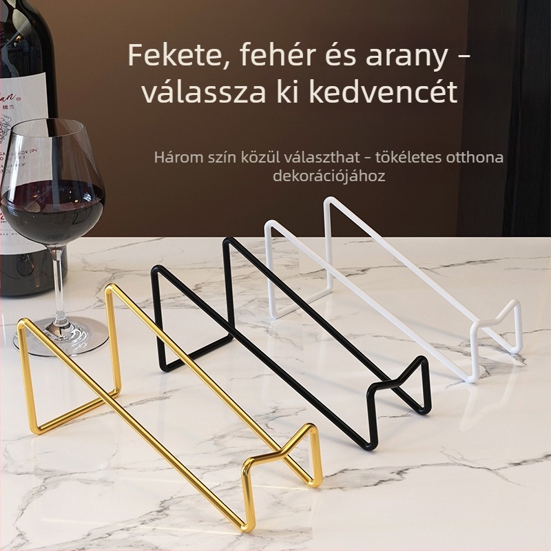 Vasművészeti boros állvány – dekoráció a nappaliba, új kínai stílusú luxus belső dekoráció