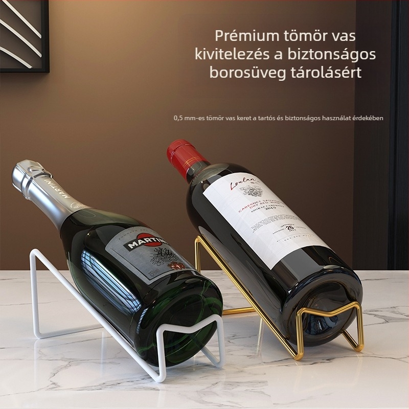 Vasművészeti boros állvány – dekoráció a nappaliba, új kínai stílusú luxus belső dekoráció