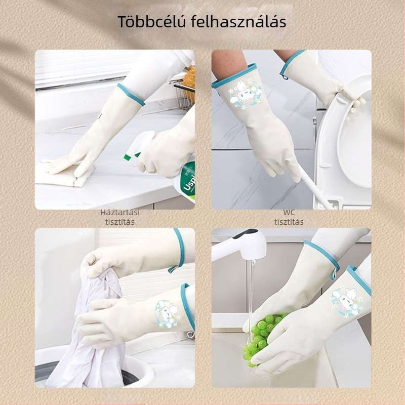 Nitril kesztyűk mosogatáshoz, konyhai használatra, tartósak, vízállóak, élelmiszer-minőségű nitril, otthoni tisztítás és mosás