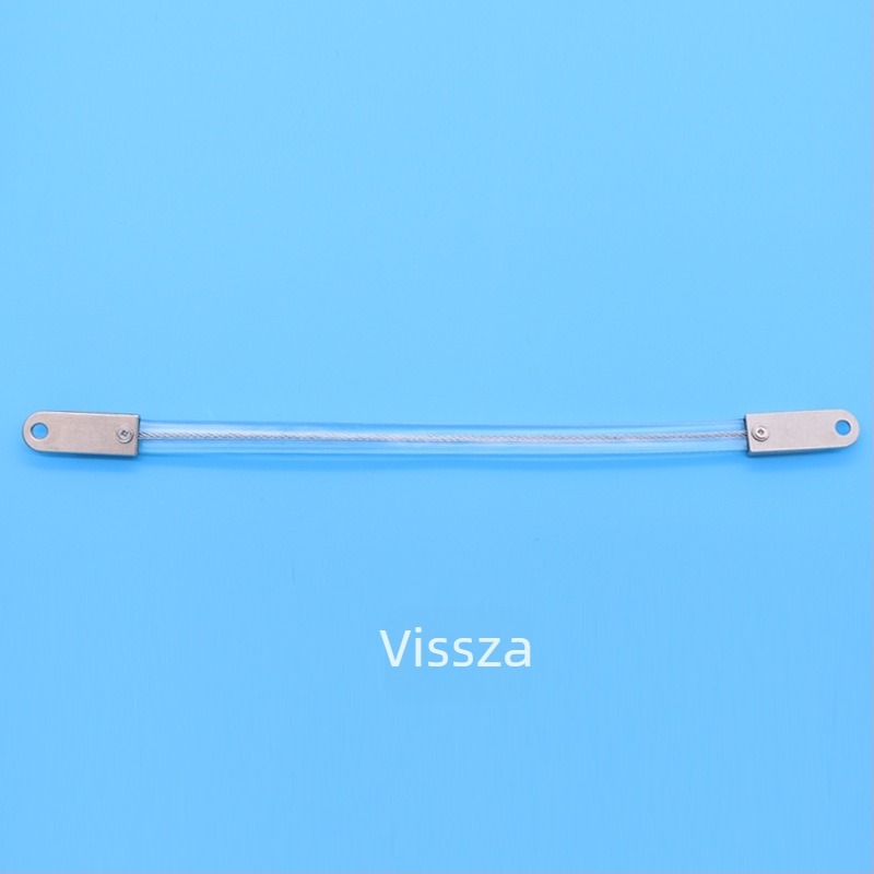 Számítógép-táska és üzleti táska fogantyú — acéldrót zsinór, átlátszó PVC puha fogó
