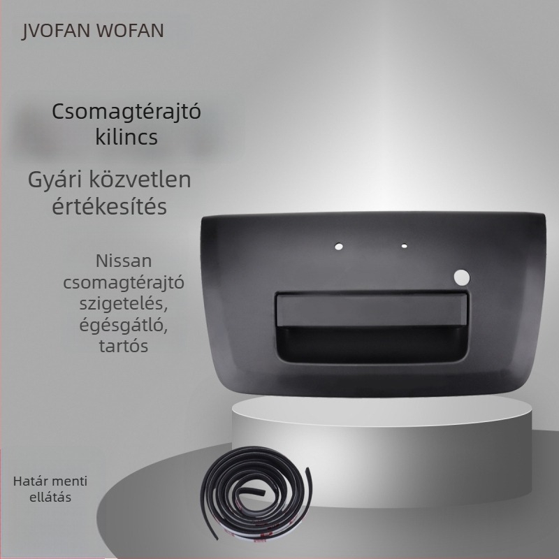 Nissan csomagtérajtó kilincs, fekete műanyag autóalkatrész, modell cp-2648-01