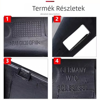Volkswagen CC/Magotan B7 külső ajtókilincs védő és kulcstartófedél – 3C0837879/3C0837880
