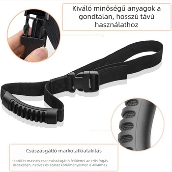 Autóajtó fogantyú idős és terhes nők számára, leválasztható és állítható.