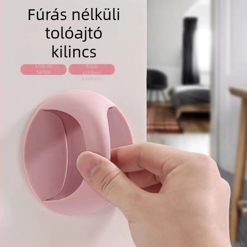 Fúrás nélkül: ajtó-, fiók- és ablakfogantyú erős ragasztóval – toló fogantyú gardróbhoz