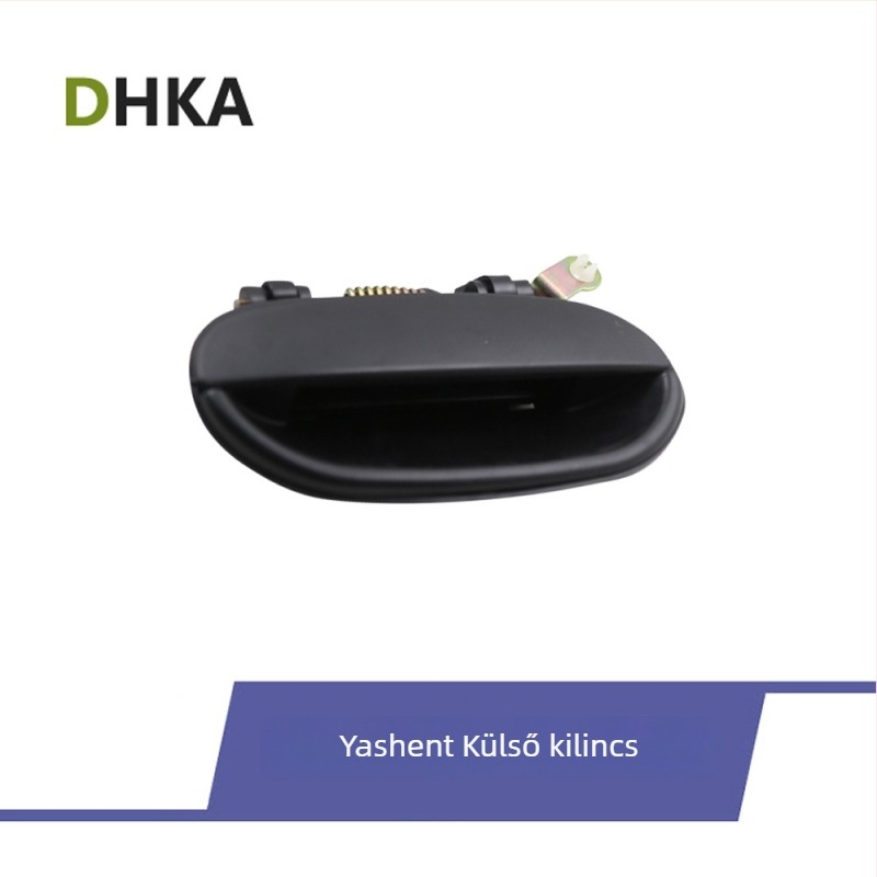 Hyundai Accent 1995-2000 autó ajtókezelő, ABS műanyag, fekete és krómozott felület, matt befejezés, modellek 82650-22000, 82660-22000, 83650-22000, 83660-22000; testreszabható feldolgozás