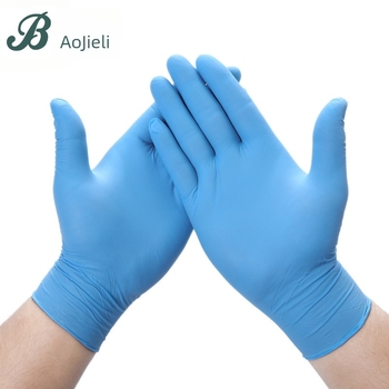 Cleaning Li Egyszer használatos nitril kesztyűk, vízállóak, olajállóak, pormentes, tetoválásbarát, laboratóriumi és háztartási használatra