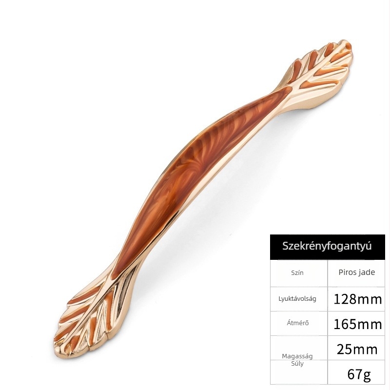 Európai stílusú antik bronz szekrényfogantyú, gardróbhoz és fiókhoz, modern minimalist dizájn, egylyukú szerelés