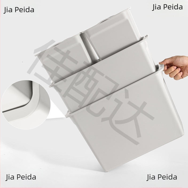 Kocka alakú műanyag tároló doboz fedővel, otthoni rendszerezéshez