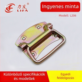 Beépített összecsukható fogantyú rozsdamentes acélból szekrényekhez és fiókokhoz