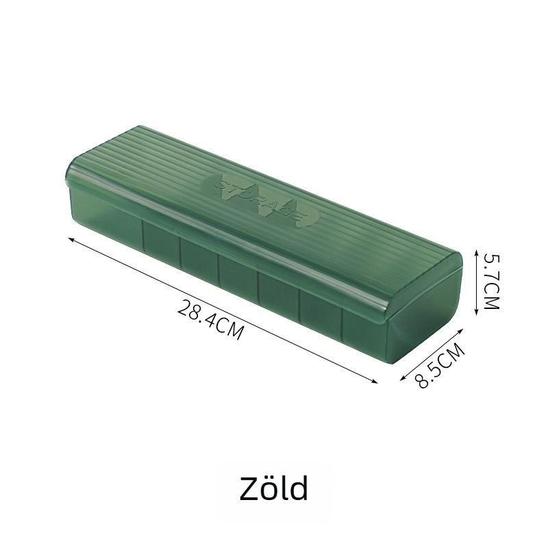 Átlátszó műanyag kábel tároló doboz fedéllel, nagy kapacitású (2 L), asztali kábel rendező töltőkábelekhez