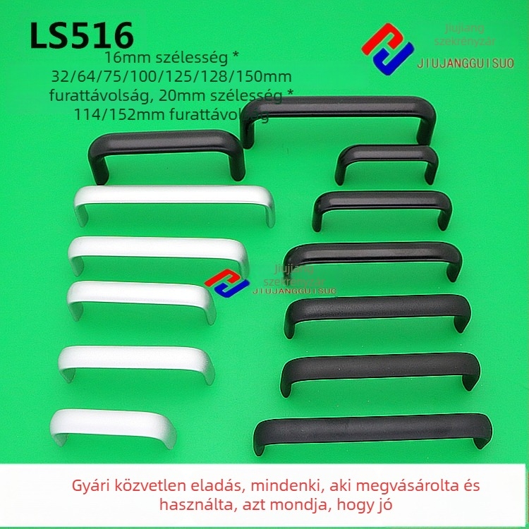 LS516-75-100-114-125 Szerkezeti és elektromos szekrény panel alumínium ötvözet kilincsekkel és fiók kilincsekkel