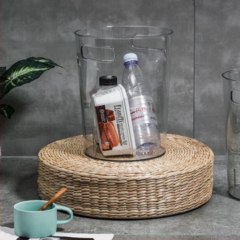 8 literes átlátszó műanyag szemetes, otthonra és a konyhába, minimalist dizájn, nappalihoz