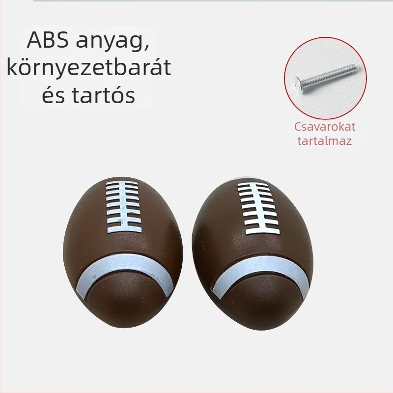 Belső használatra szánt műanyag ajtókezelő - modern, minimalistikus gömbölyű kialakítás, szekrényekhez és bútorokhoz univerzális