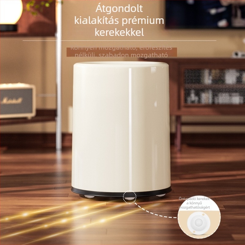 10 literes műanyag szemetes fedél nélkül – otthoni használatra, fürdőszoba, konyha, nappali, hálószoba