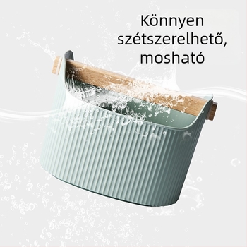 Kávézacc tároló, nagy kapacitású, megerősített testtel, otthoni használatra, fényűző retro stílus
