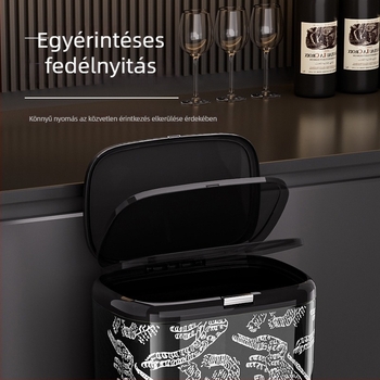 Vintage stílusú szemetes lábbal, otthoni konyhához, mobil, nagy kapacitású