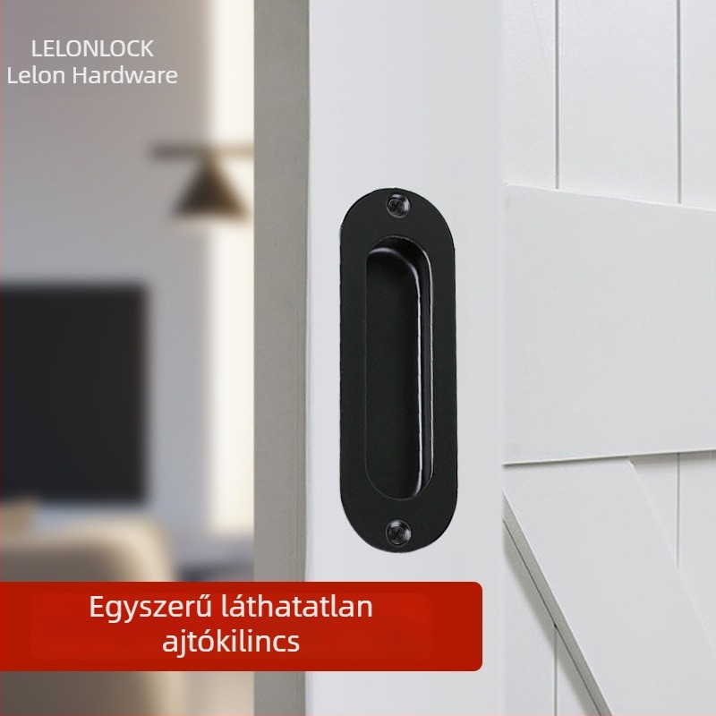 RDA-55 Rejtett tolóajtó fogantyú – kör alakú fogantyú, rozsdamentes acél 304, bútorokhoz