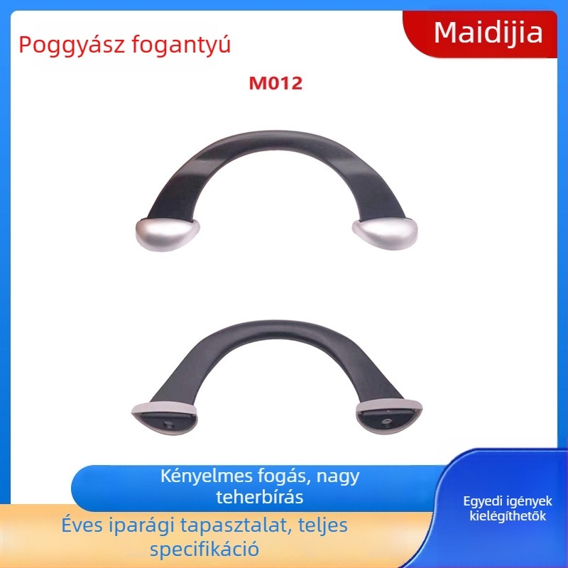 Műanyag fogantyú poggyászhoz, kofferekhez, szerszámosládához és csomagoló dobozokhoz
