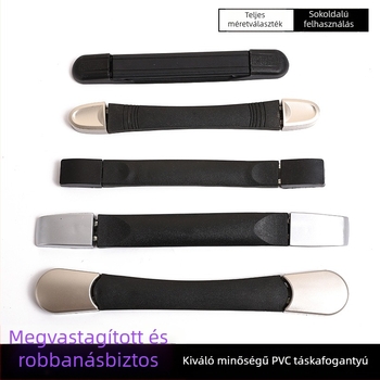Műanyag poggyászfogantyú, egyszínű, minimalistikus luxus-stílus