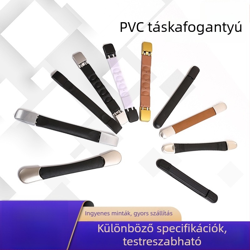 Műanyag poggyászfogantyú, egyszínű, minimalistikus luxus-stílus