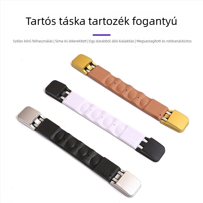 Műanyag poggyászfogantyú, egyszínű, minimalistikus luxus-stílus