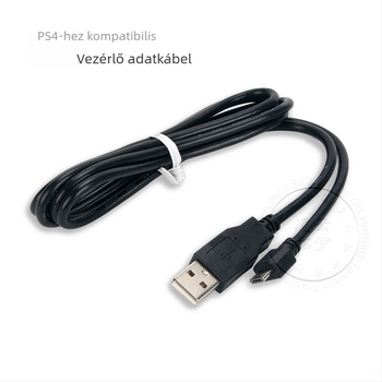 PS4 vezeték nélküli kontroller töltőkábel, USB adatkábel, rugalmas e-sport USB-kábel, gyors töltés, PS5-kompatibilis