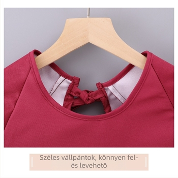 Koreai stílusú vízálló ujjakkal ellátott kötény nagy zsebekkel, foltálló PVC anyagból, cateringhez