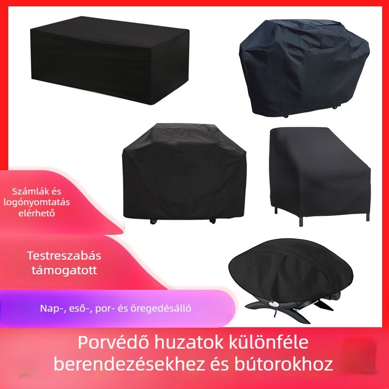 Porvédő és vízálló huzat készlet gépekhez, berendezésekhez, bútorokhoz, jachtokhoz és járművekhez