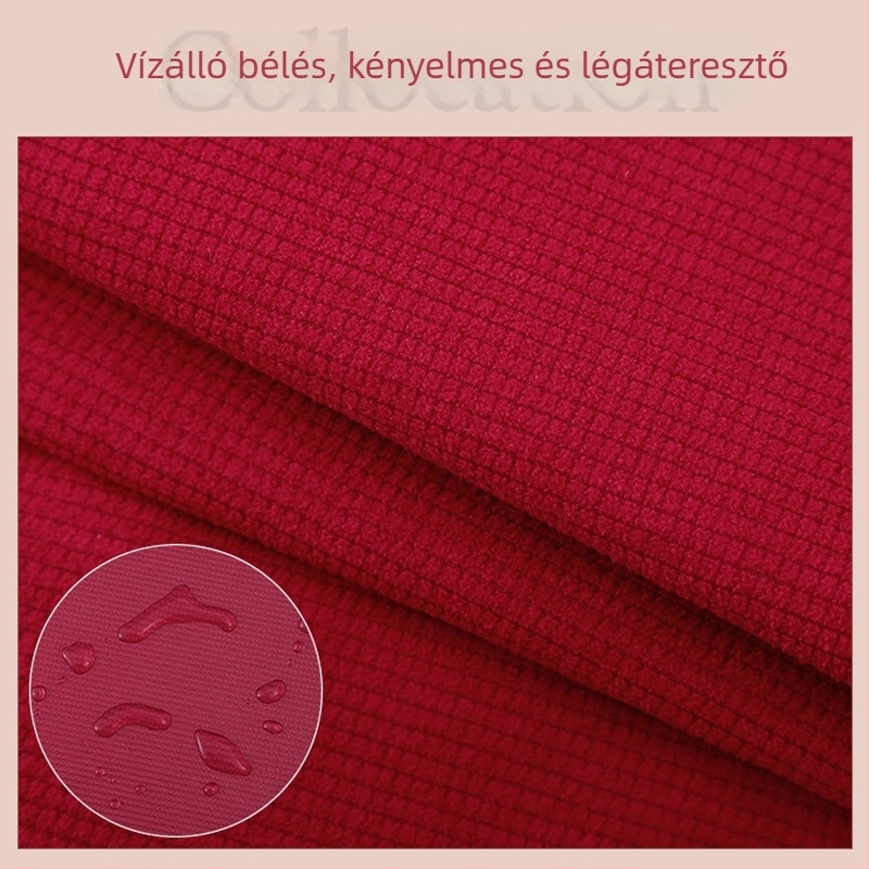 Vízálló kötény nagy zsebbel, egyszínű, felnőtteknek, foltálló, visszafordítható, háztartási munkához tervezett