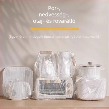 Extra nagy egyszer használatos porvédő sapka mikrohullámú sütőhöz és rizsfőzőhöz, elasztikus éllel