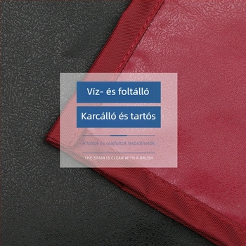 Hosszított ujjatlan kötény, vízálló és olajálló, logóval nyomtatva, kereskedelmi cateringhez