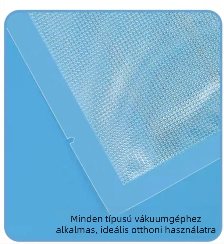 Élelmiszer-háló mintás vákuumtasak, kompatibilis háztartási vákuumkészülékkel