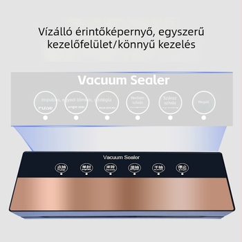Teljesen automata háztartási vákuumzáró gép élelmiszer-csomagoláshoz, kompakt frissességmegőrző