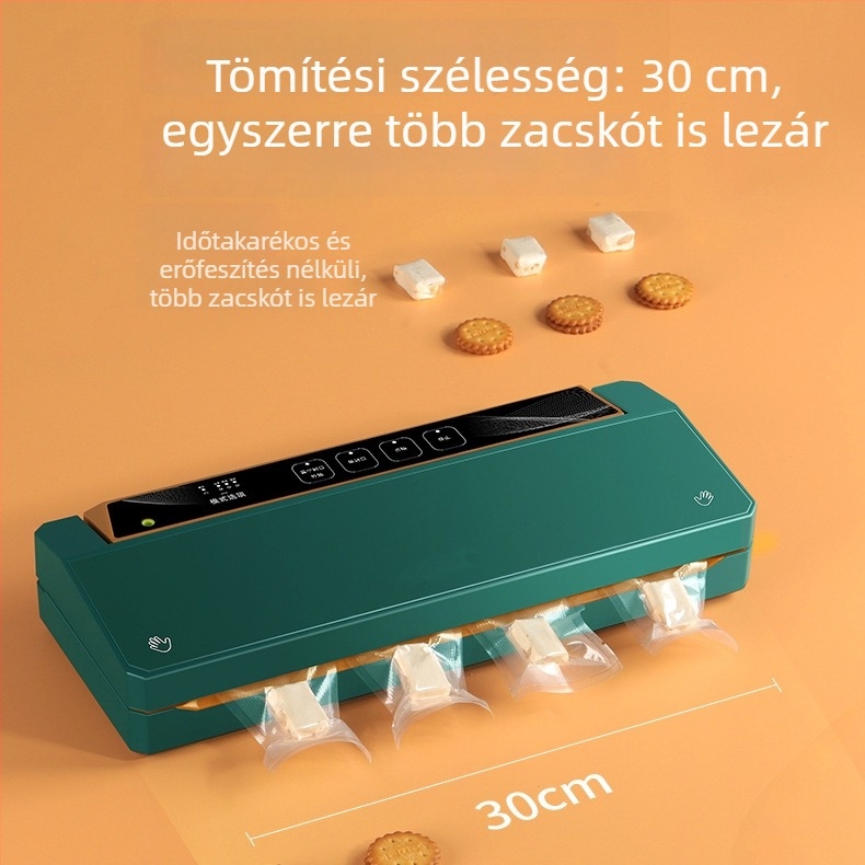 Kereskedelmi konyhai műanyag tasak tömítő és vákuumcsomagoló gép élelmiszerek és gabonafélék tárolására