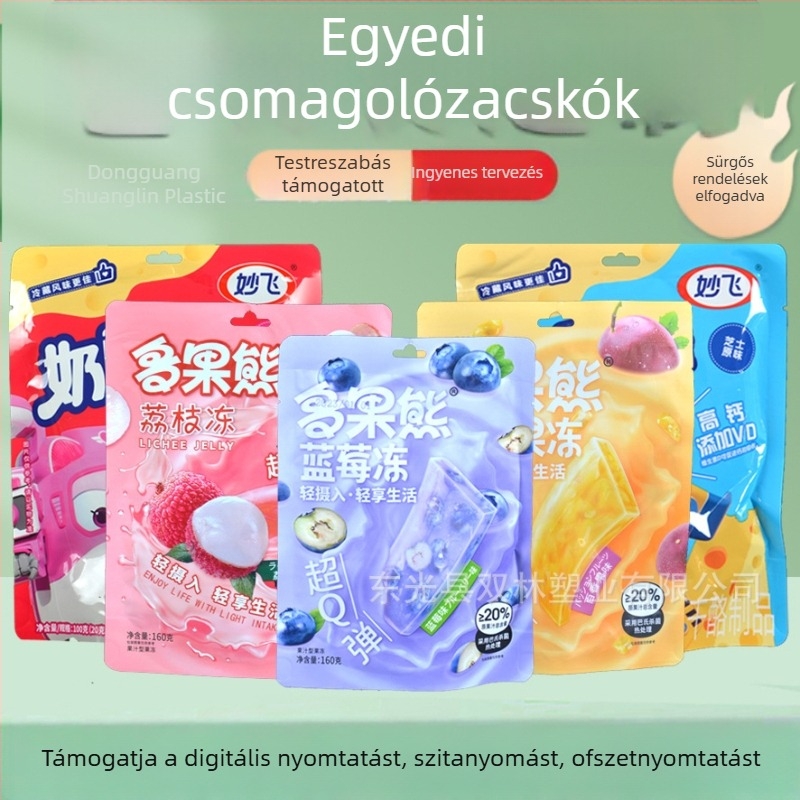 Élelmiszer-minőségű vákuumcsomagoló gép háromoldalú zárással, automatikus csomagolás, zárás tekercsfilmmel