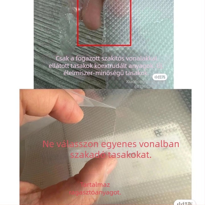 Weifresh Texturált vákuumtasak, élelmiszer-minőségű nylon koextrudált
