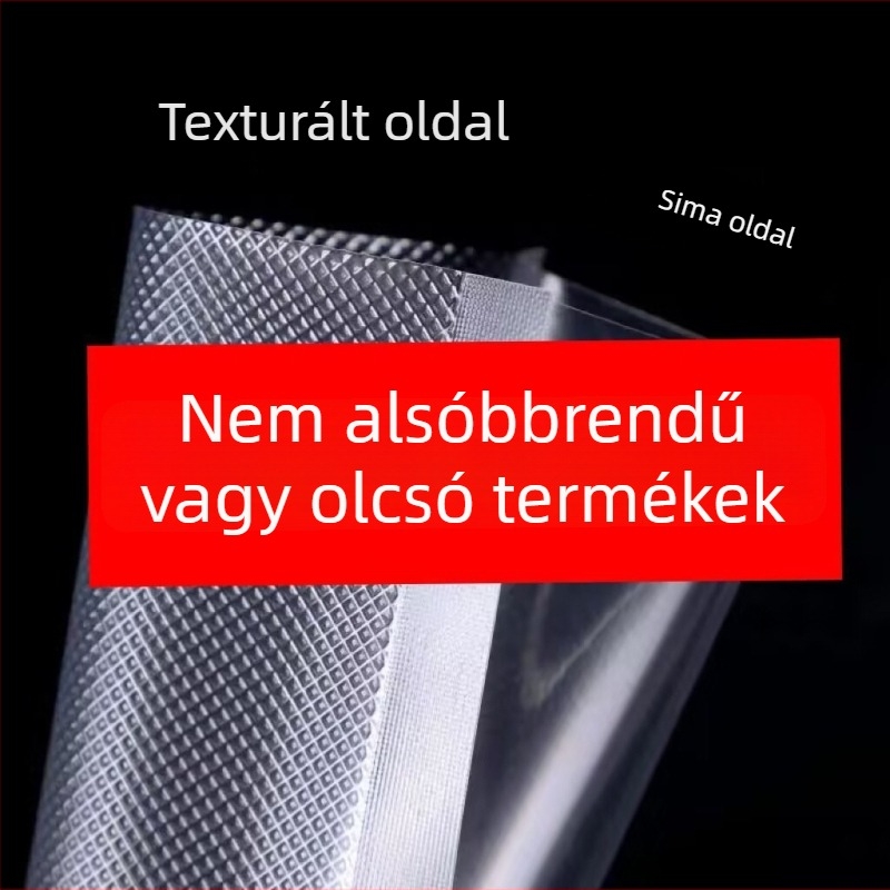 Weifresh Texturált vákuumtasak, élelmiszer-minőségű nylon koextrudált