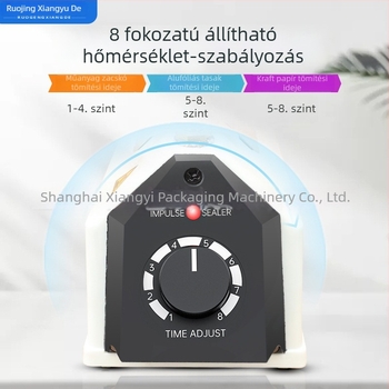 Blueberry FR-400A Kézi záró- és vágógép hőszorító filmhez és műanyag élelmiszer-zacskókhoz/ teafilteres zacskókhoz