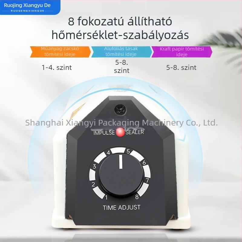 Blueberry FR-400A Kézi záró- és vágógép hőszorító filmhez és műanyag élelmiszer-zacskókhoz/ teafilteres zacskókhoz