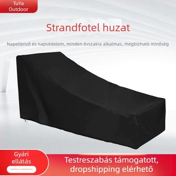 Kültéri strandfotel porvédő, vízálló védőhuzat, Oxford szövetű bútorvédő