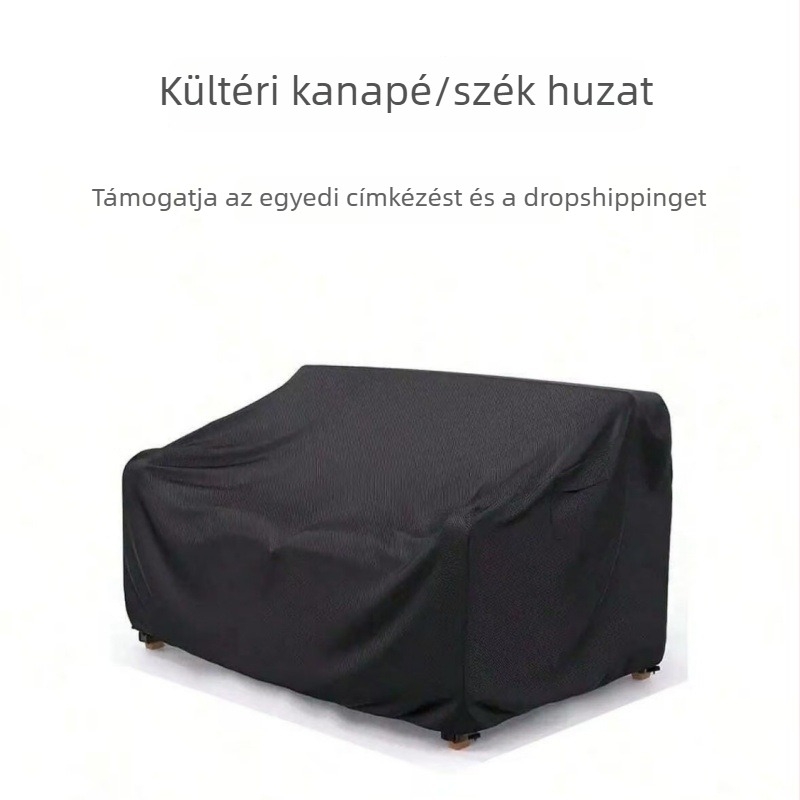 Oxford anyagból készült kültéri bútorok védőhuzata, vízálló és UV-védelmet nyújtó, teraszra és kertre – kanapé és szék védőhuzata