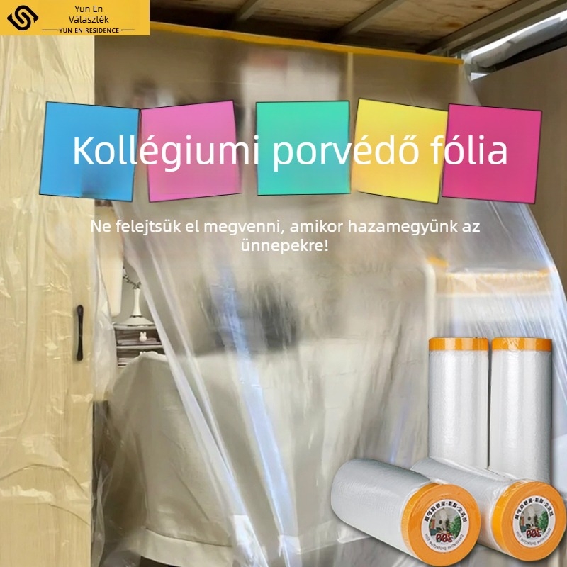 Egyszer használatos porvédő huzat bútorok védelmére felújítás közben